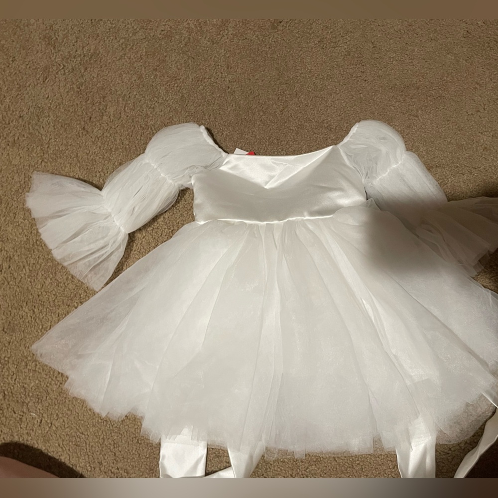 12M Girls White Dress